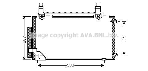 Condensator, climatizare HDA5186D AVA QUALITY COOLING