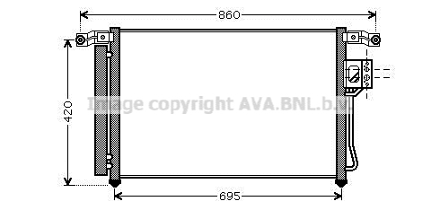 Condensator, climatizare HY5175D AVA QUALITY COOLING