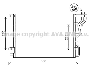 Condensator, climatizare HY5299D AVA QUALITY COOLING