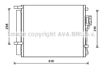 Condensator, climatizare HY5310D AVA QUALITY COOLING