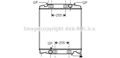 Radiator, racire motor IV2066 AVA QUALITY COOLING