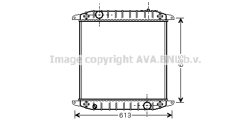 Radiator, racire motor IV2078 AVA QUALITY COOLING