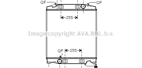 Radiator, racire motor IV2082 AVA QUALITY COOLING