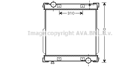 Radiator, racire motor IV2088 AVA QUALITY COOLING