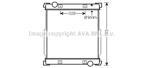 Radiator, racire motor IV2134 AVA QUALITY COOLING