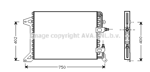 Condensator, climatizare IV5034 AVA QUALITY COOLING