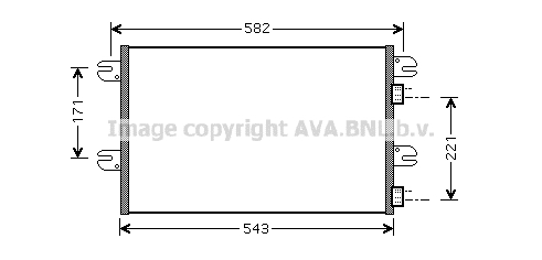 Condensator, climatizare IV5063 AVA QUALITY COOLING