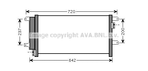 Condensator, climatizare IVA5089D AVA QUALITY COOLING