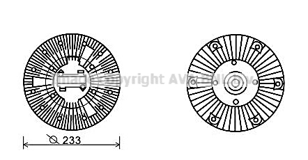 Cupla, ventilator radiator IVC102 AVA QUALITY COOLING