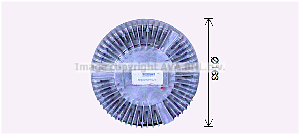 Cupla, ventilator radiator IVC109 AVA QUALITY COOLING