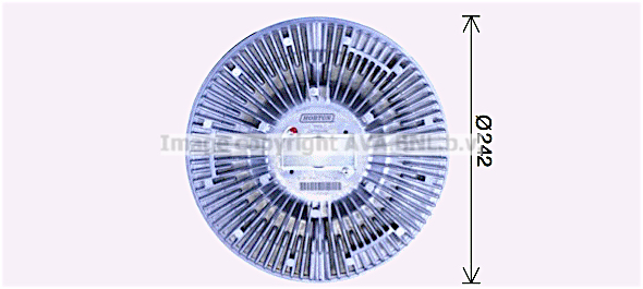 Cupla, ventilator radiator IVC143 AVA QUALITY COOLING
