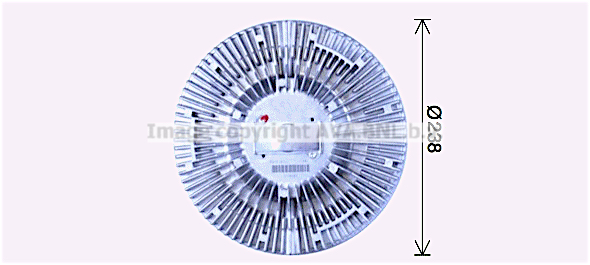 Cupla, ventilator radiator IVC146 AVA QUALITY COOLING