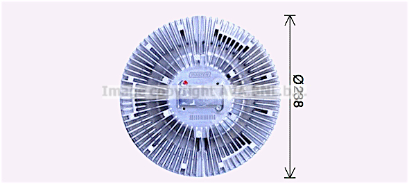 Cupla, ventilator radiator IVC147 AVA QUALITY COOLING