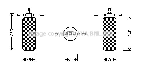 Uscator,aer conditionat IVD051 AVA QUALITY COOLING