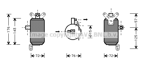 Uscator,aer conditionat JRD021 AVA QUALITY COOLING