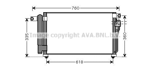 Condensator, climatizare KA5081D AVA QUALITY COOLING