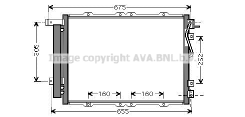 Condensator, climatizare KA5091D AVA QUALITY COOLING