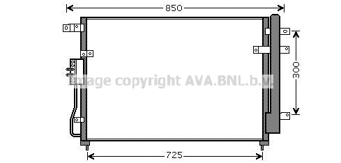 Condensator, climatizare KA5111D AVA QUALITY COOLING