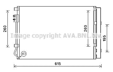 Condensator, climatizare KAA5280D AVA QUALITY COOLING