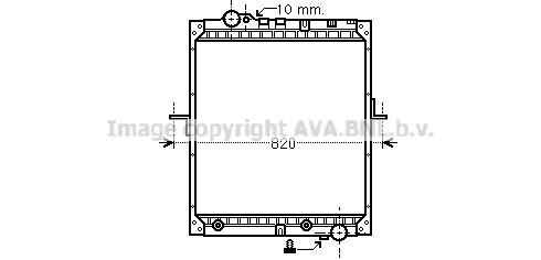 Radiator, racire motor ME2103 AVA QUALITY COOLING