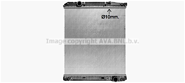 Radiator, racire motor ME2151N AVA QUALITY COOLING