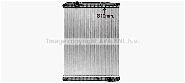 Radiator, racire motor ME2254N AVA QUALITY COOLING