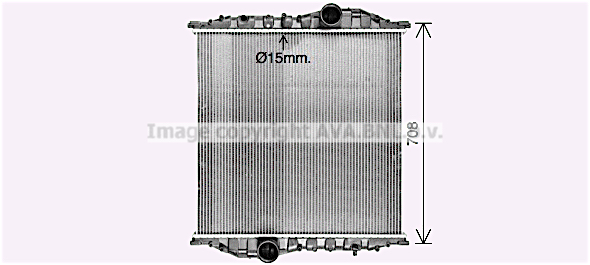 Radiator, racire motor ME2313N AVA QUALITY COOLING