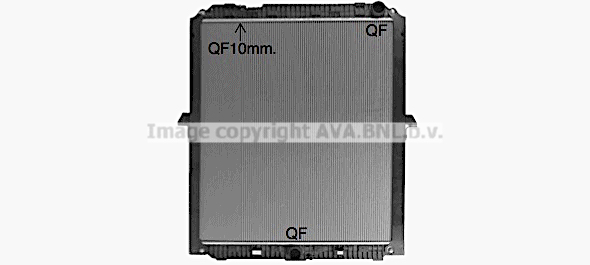 Radiator, racire motor ME2335 AVA QUALITY COOLING