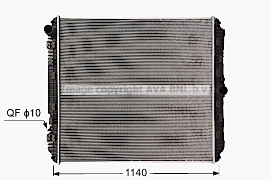 Radiator, racire motor ME2335N AVA QUALITY COOLING