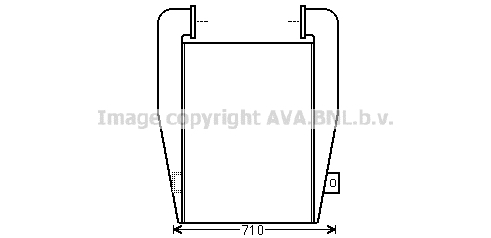 Intercooler, compresor ME4241 AVA QUALITY COOLING
