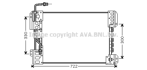 Condensator, climatizare ME5210 AVA QUALITY COOLING