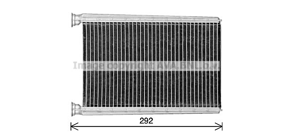 Schimbator caldura, incalzire habitaclu ME6347 AVA QUALITY COOLING