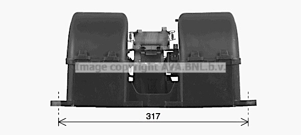 Ventilator, habitaclu ME8344 AVA QUALITY COOLING