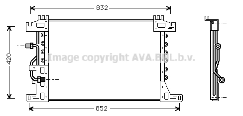 Condensator, climatizare MEA5144 AVA QUALITY COOLING