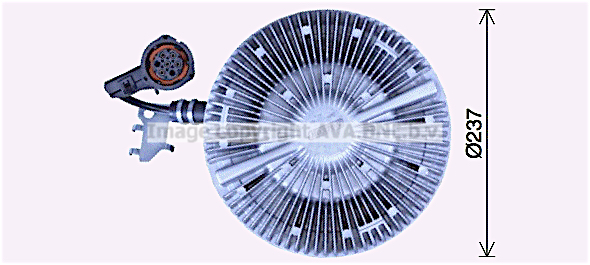 Cupla, ventilator radiator MEC319 AVA QUALITY COOLING