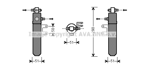 Uscator,aer conditionat MED229 AVA QUALITY COOLING