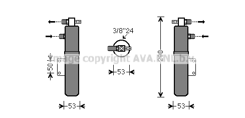 Uscator,aer conditionat MED269 AVA QUALITY COOLING