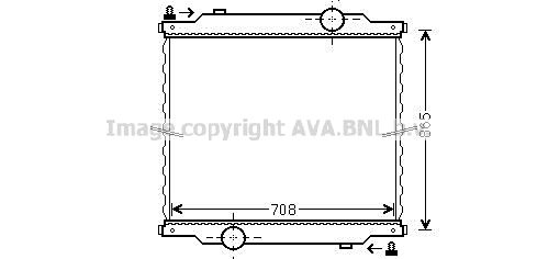 Radiator, racire motor MN2054N AVA QUALITY COOLING