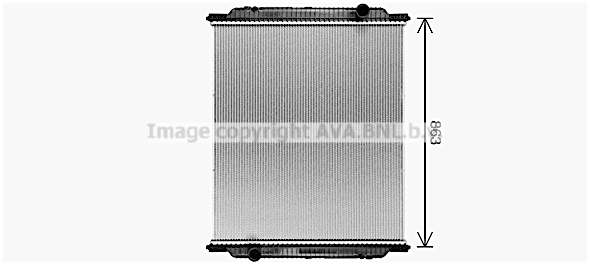 Radiator, racire motor MN2108N AVA QUALITY COOLING