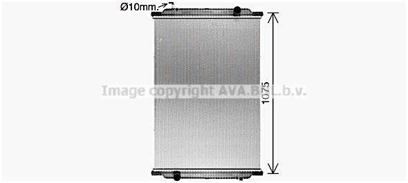 Radiator, racire motor MN2112N AVA QUALITY COOLING