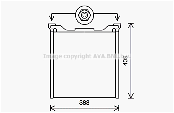 Radiator ulei, ulei motor MN3092 AVA QUALITY COOLING