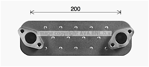 Radiator ulei, ulei motor MN3127 AVA QUALITY COOLING