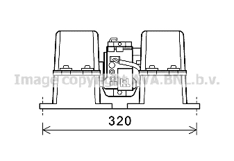 Ventilator, habitaclu MN8086 AVA QUALITY COOLING
