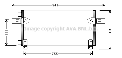 Condensator, climatizare MNA5020 AVA QUALITY COOLING