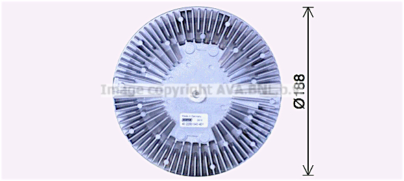Cupla, ventilator radiator MNC068 AVA QUALITY COOLING