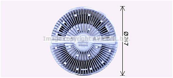 Cupla, ventilator radiator MNC106 AVA QUALITY COOLING
