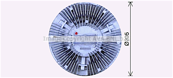 Cupla, ventilator radiator MNC114 AVA QUALITY COOLING