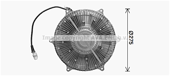 Cupla, ventilator radiator MNC130 AVA QUALITY COOLING