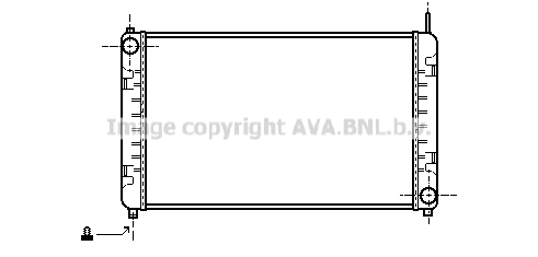 Radiator, racire motor MS2153 AVA QUALITY COOLING