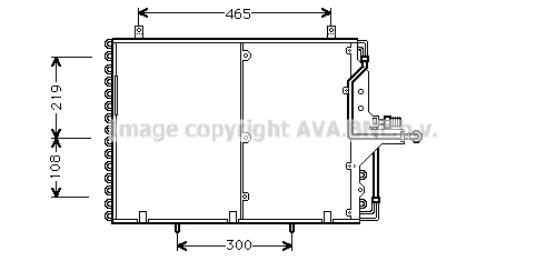 Condensator, climatizare MS5169 AVA QUALITY COOLING